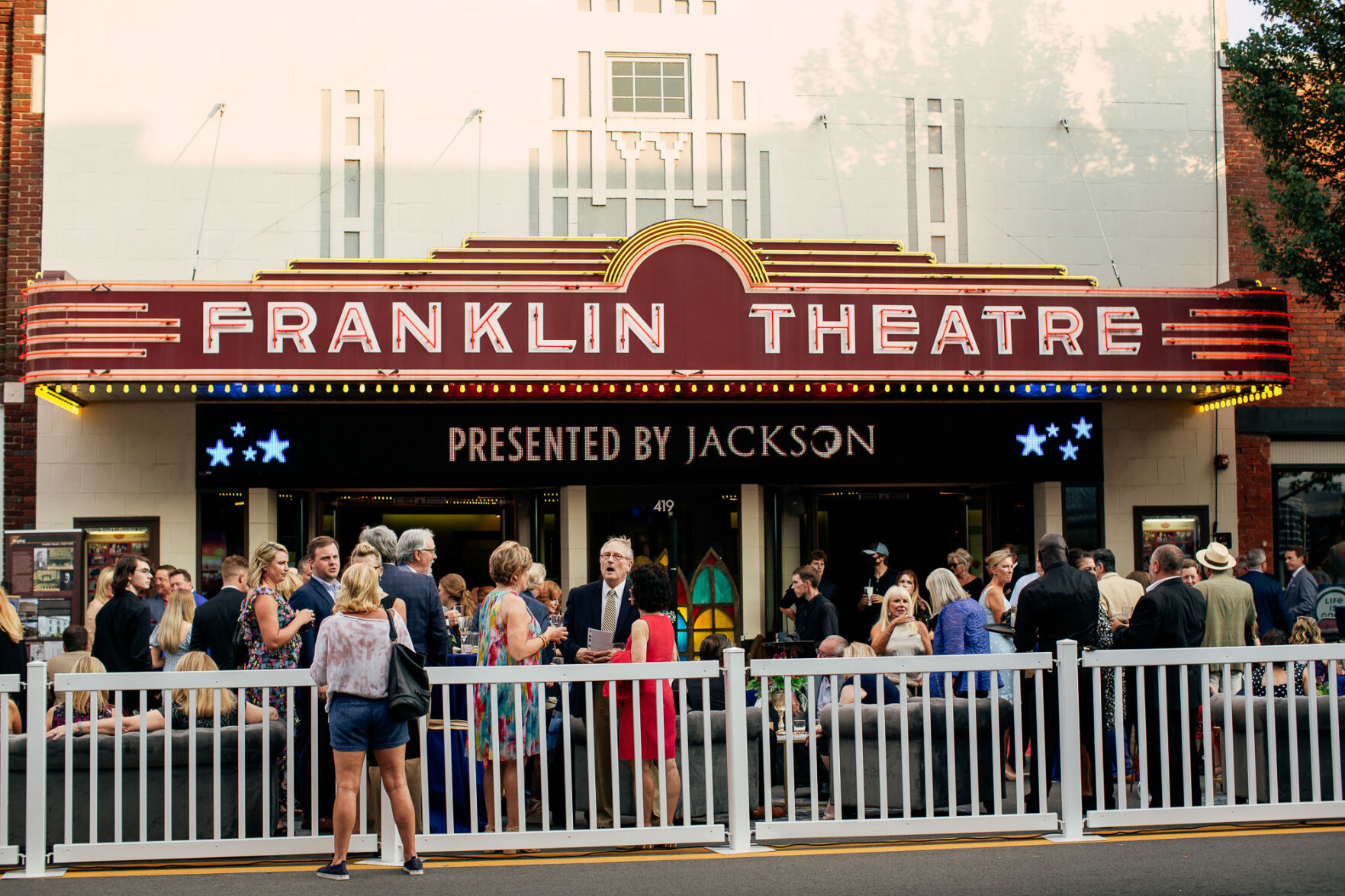 The Franklin Theatre Marks 10 Years With a Red Carpet Cocktail Party